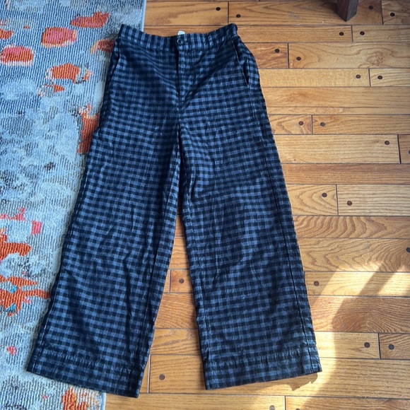 Madewell Huston Button-Front Ankle Pants in Checked Corduroy - Picture 6 of 8